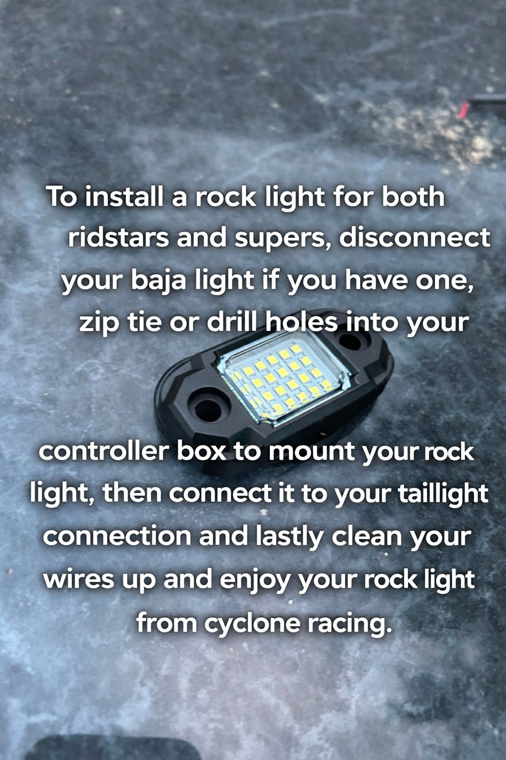 baja and rock light V2 combo
